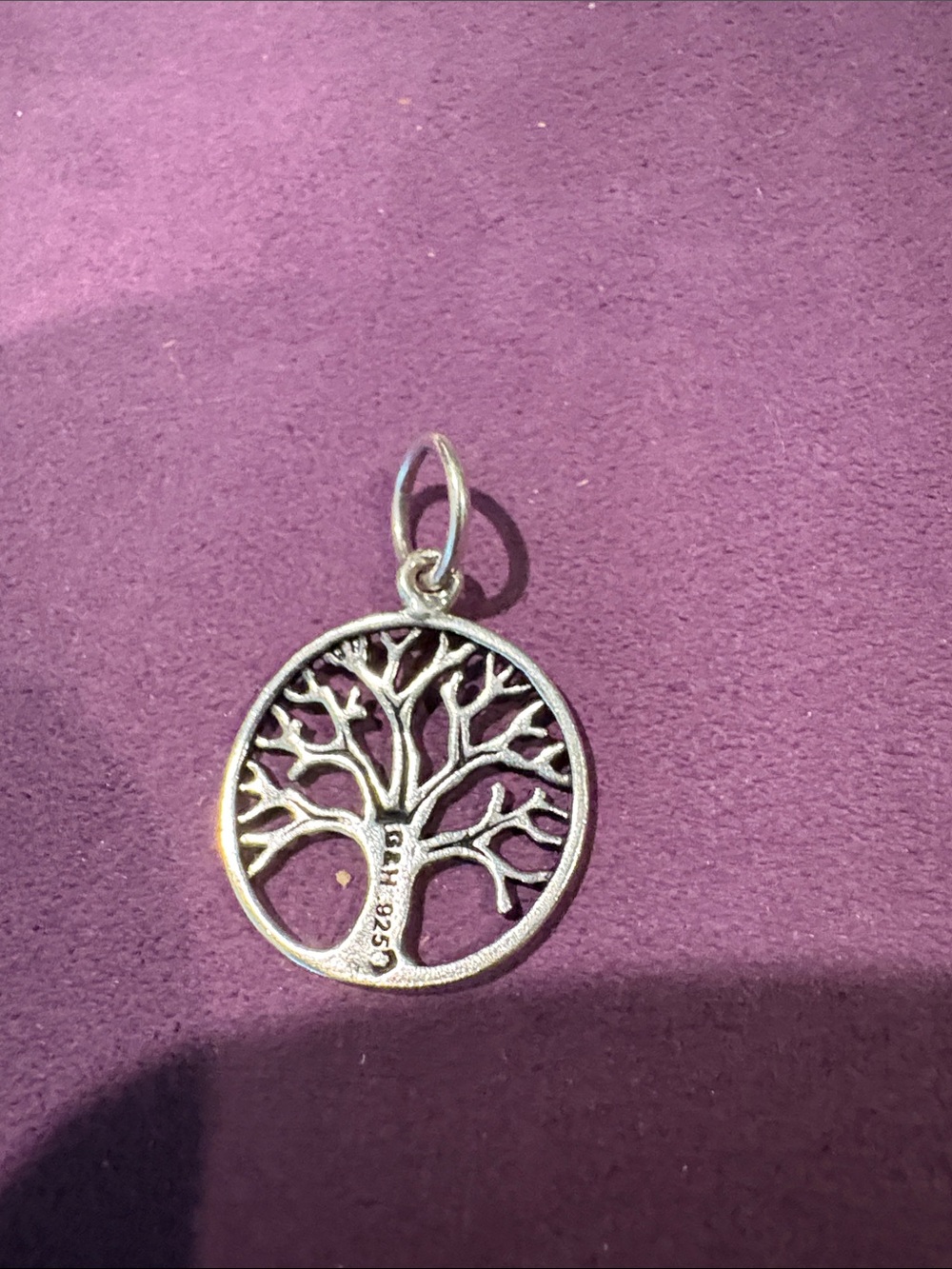 Grace & Heart .925 Sterling Silver Tree of Life Pendant - Silver - Picture 3 of 3